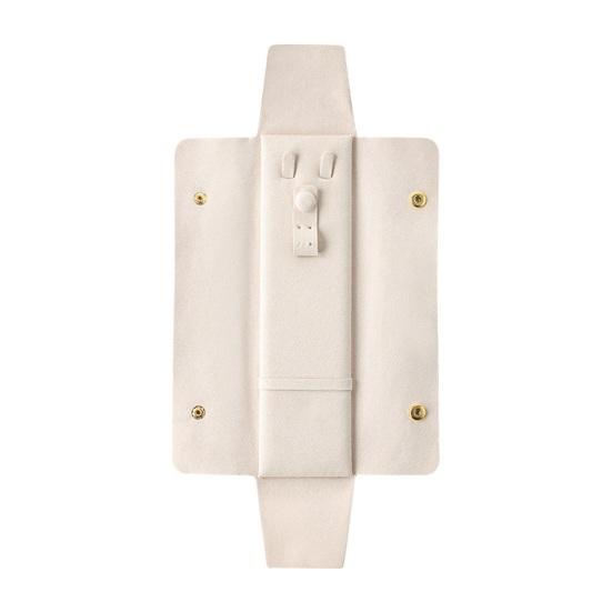 Schmuckaufbewahrungsbeutel Druckknopf Mikrofaser Schmuckbeutel Kratzfest Reise Schmuckorganizer für Halskette Ohrstecker Ringe