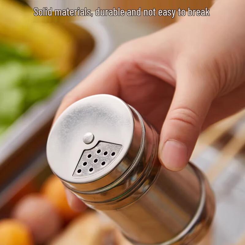 Homeglen Stainless Steel Seasoning Shaker Set