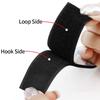 Reusable Self-adhesive Hook and Loop Fastener Tape Magic Nylon Sticker Strips with Glue for DIY Craft Accessories Black White