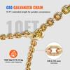 Chain and Binder Kit 3/8"-1/2" Ratchet Load Binder 3/8" X 10' Chain 2 Pack