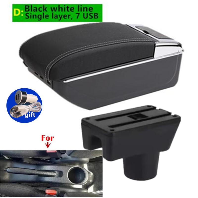 For Mitsubishi Space Star Armrest Box For Dodge Mitsubishi Attrage Mirage Car Armrest Storage Box with USB Car Accessories