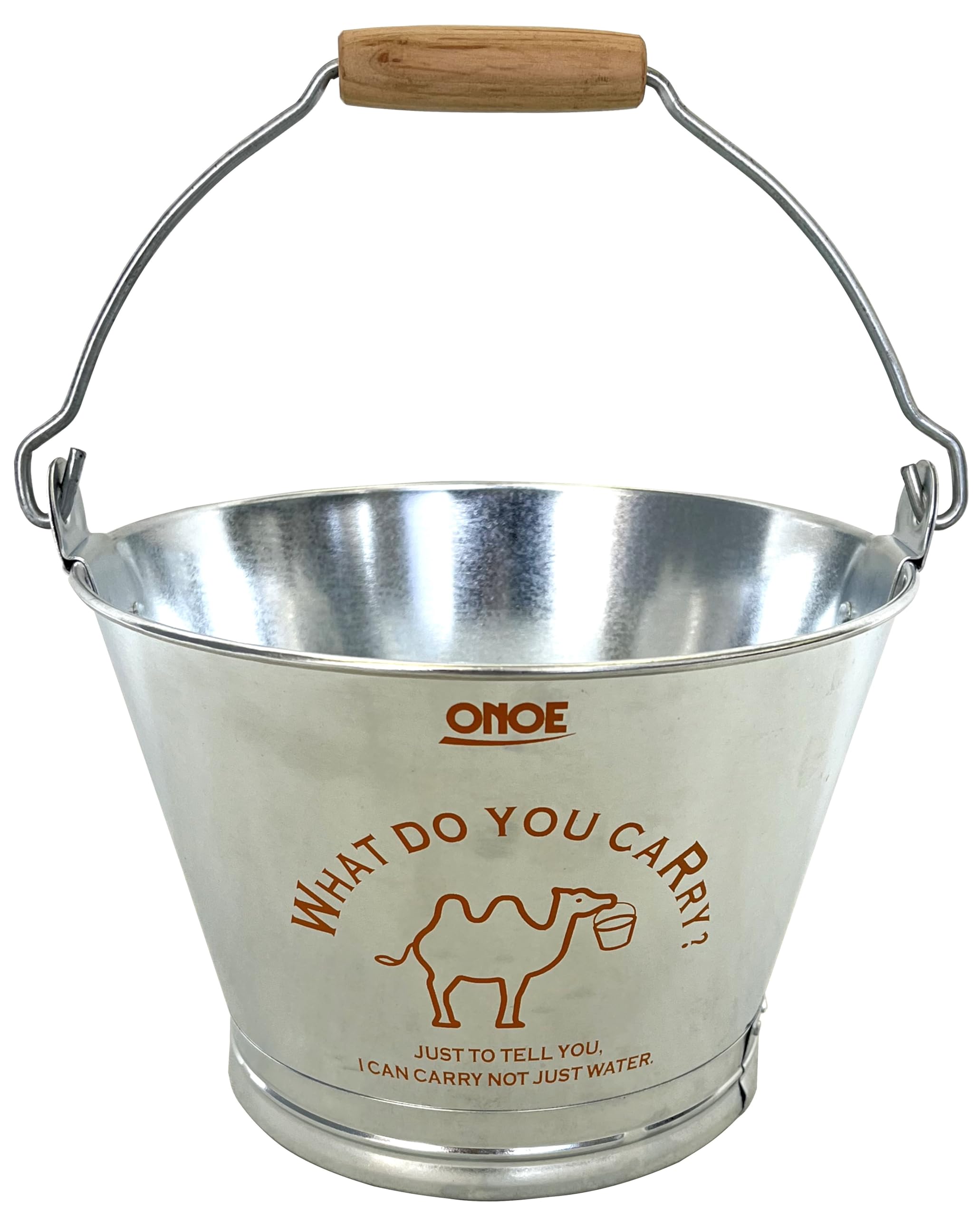 

Onoue Seisakusho (ONOE) Special No. 1 Orange Illustrated Bucket [3 Liters, Gardening Supplies, Gardening, Camping, Outdoors, Disaster Preparedness