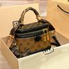 Damen Mini Zylinder Beuteltasche Crossbody Schulter PU Leder Tägliches Tragen Modeaccessoire