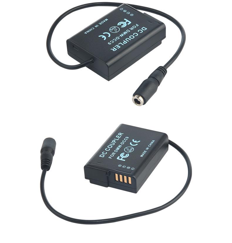 AC8+DCC9 Power Adapter for Panasonic DMC-GF2K, G3, GX1, GF2CK, and G3K BLD10