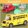Large Yellow School Bus Toy For Kids With Realistic Design And Inertia Functionality