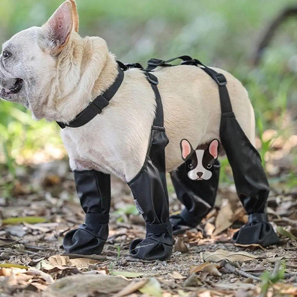 Waterproof Dog Paw Boot Leggings Adjustable Pets Paws Protector Practical Dog Shoes Walking
