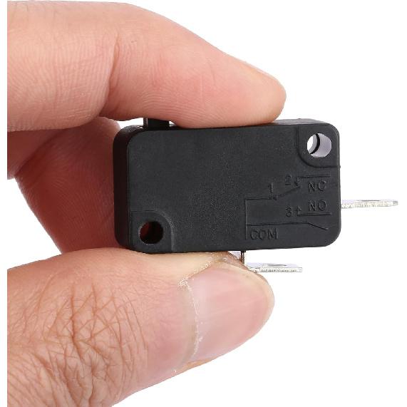 KW7-0 Micro Switch, Replacement for Air Fryer XL, Power XL, Vortex, Microswitches for Microwave Oven & Induction Cooker - Normally Open, 16A