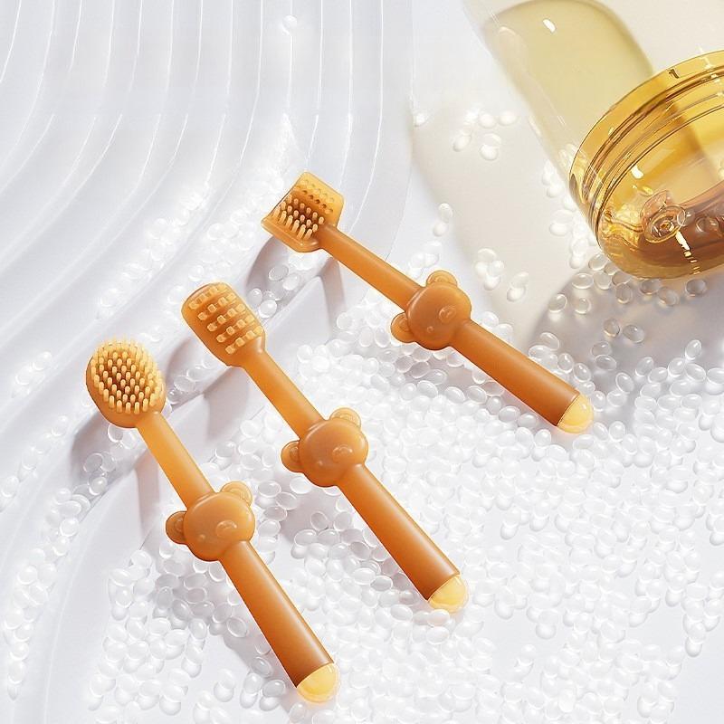 

3 шт./набір Зубна щітка для домашніх тварин Пурпурна щітка для котів Силікагелева щітка Очистити неприємний запах з рота Зубний камінь Догляд за зубами Собака Кішка Очищення ротової порожнини Собаки Товари