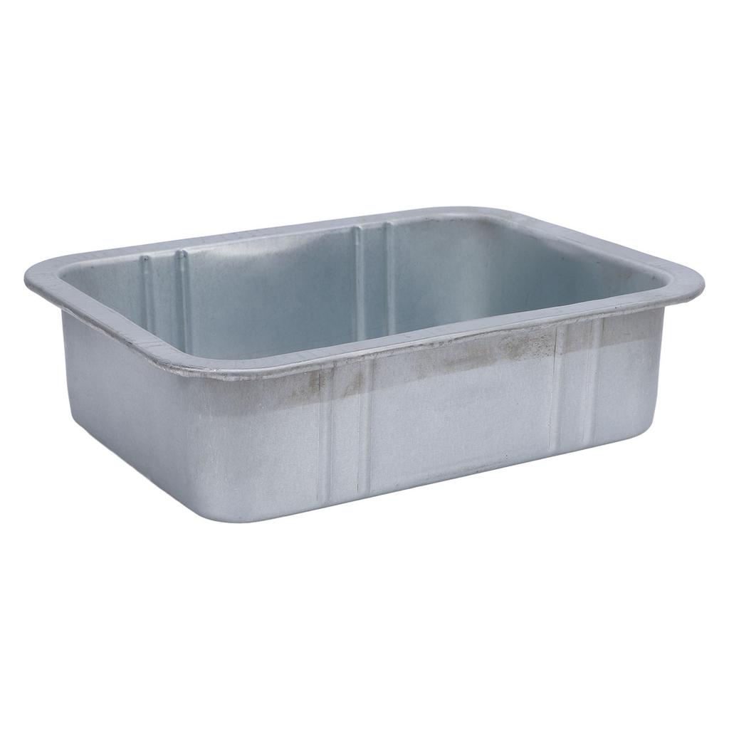 3L Motorcycle Oil Drip Tray Large Capacity Oil Catch Pan Replacement Tray Metal Iron Galvanized Drip Pan for Car