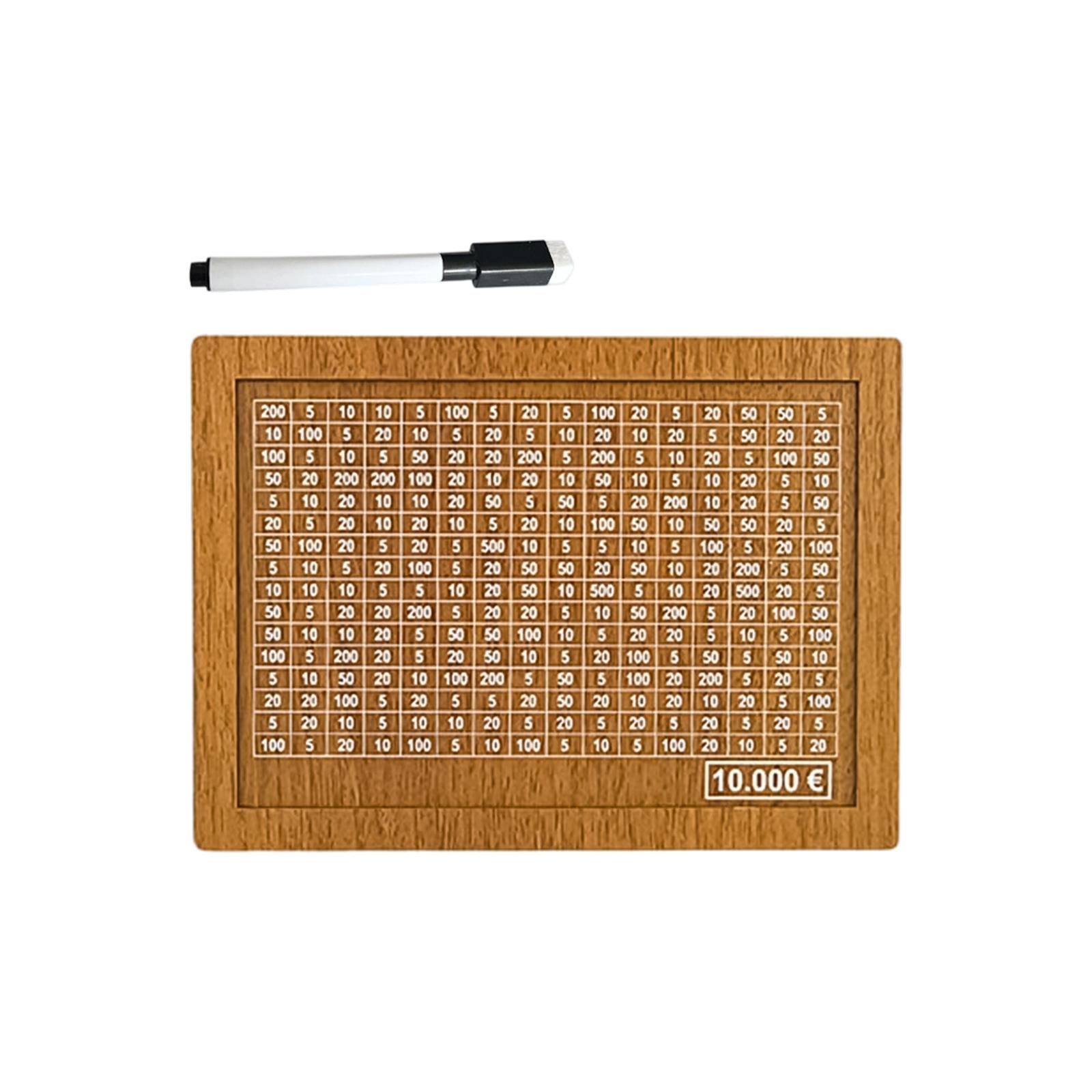 

Retro Creative -printed -shaped Erasable Pen For Reusable Wooden Bank 1ml One Size