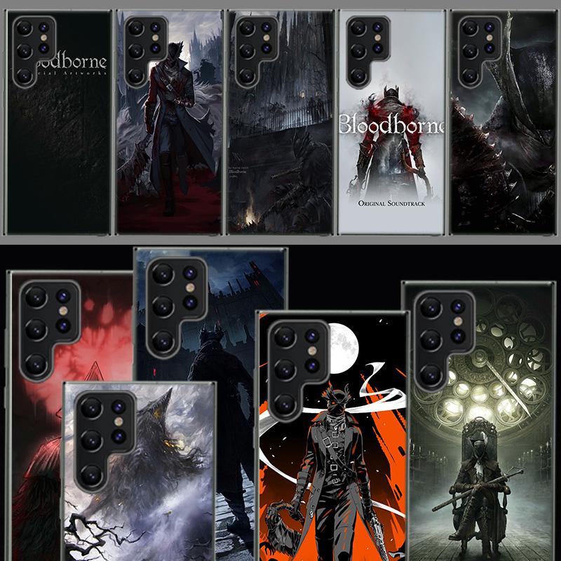 Game Bloodborne Capa Phone Case For Samsung S26 Ultra S25 Edge Galaxy S23 S21 S20 S24 FE S22 S10 Plus Cover Clear TPU Shell Coqu