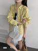 Korean Style Light Salt Washed Cotton Oversized Jacket Shirt for Women - New 26 Spring/Autumn Collection