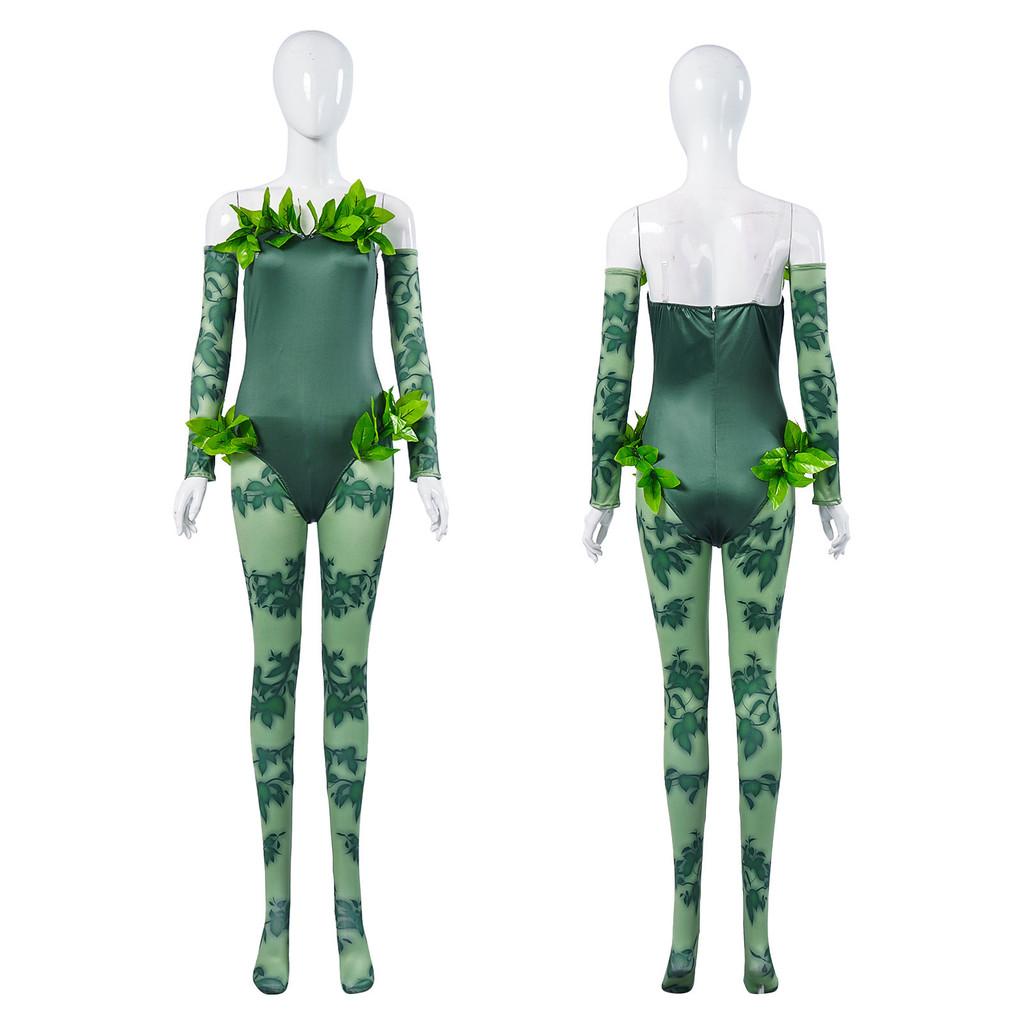 Batman Poison Ivy Cosplay Costume For Adults And Teens With Breathable Fabric