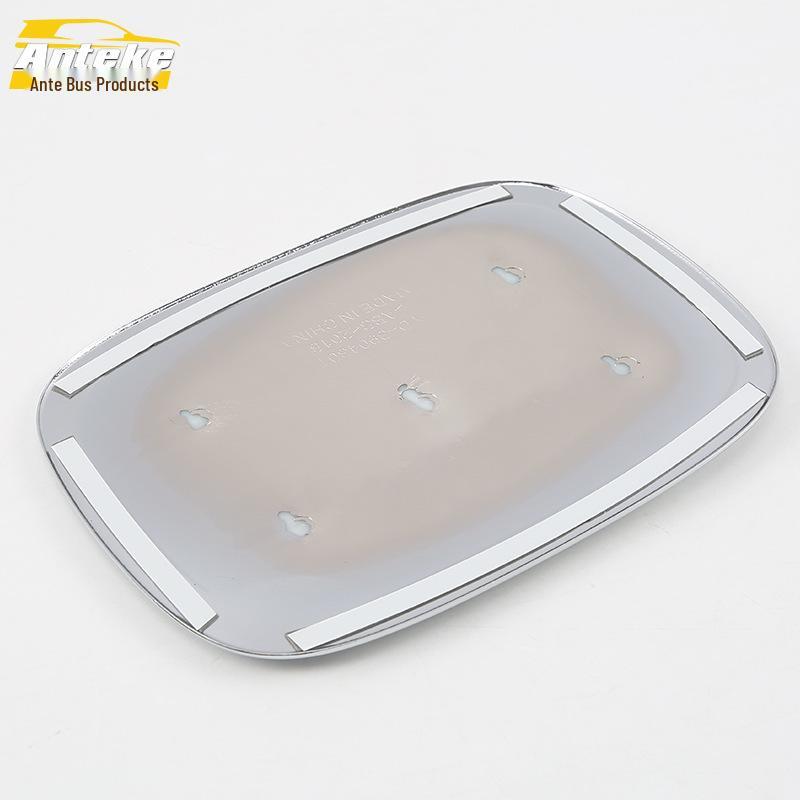 Compatible with Jeep '18 Grand Commander: Stainless Steel Fuel Tank Cap Decorative Anti-Scratch Cover.