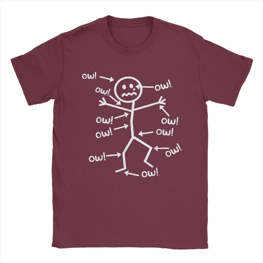 Ow Ow Ow Ow Ow Ow Ow Character TShirt Summer Hippie T Shirts Adult Cotton O Neck Oversize Top Tees Short Sleeve Y2K Tshirt