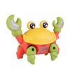1Pcs Walking Moving Toys For Kids Crawling Crab Toy Electric Little Crab Toys With Sound And Light Interactive Music Gifts