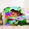 Dora Explorer Blanket Warmthful Decor Perfect for Office Chair Picnics Office Four Seasons Multipurpose Modern Ideal Gift For Birthday Valentine'S Day