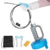 GOSO Pipe Cleaner Wire 5m Set Drain Pipe Drain Cleaning Wire Brush Rotation To Remove Pipe Clearance Tool Drain Toilet Clogged Tools Washroom Plumbing