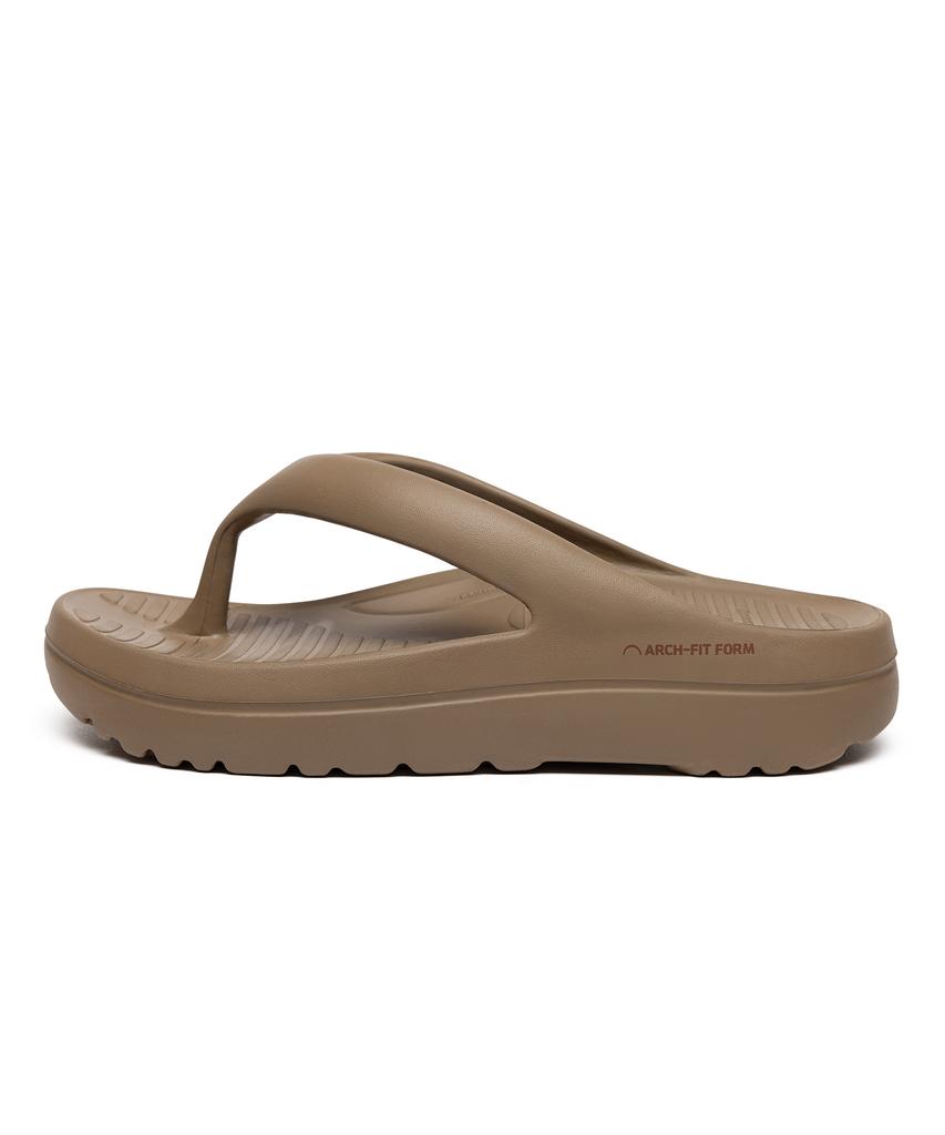 Akiii Classic Arch-Fit Foam Flip-Flops Desert Top