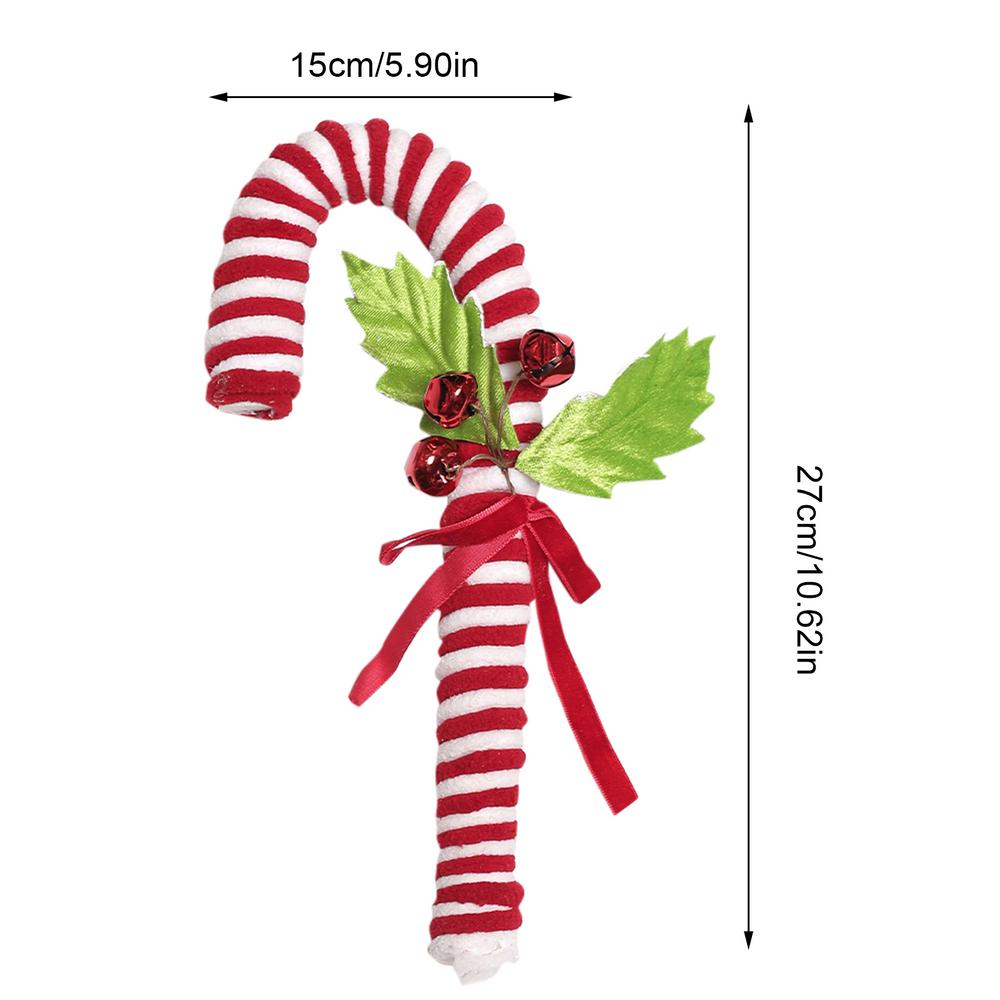 Candy Cane Decorations Outdoor Christmas Festive Decoration Festive Tree Hangable Ornament For Front Door Office Living Room