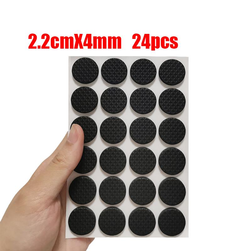Rubber Pads For Chair Leg Furniture Anti Slip Mat Bumper Damper Self Adhesive Table Feet Protector Floor Protector Pads Hardware