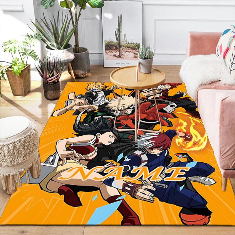Custom 1Pc Heroic Battle Unleashed Rug Office Carpet Indoor Outdoor Entrance Doormat Nonslip Soft And Comfortable Living Room D2915123