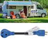 Portable RV Power Adapter Conversion Cable 30A to 30A 125V 10awg 3 Cord for Charging Vehicles