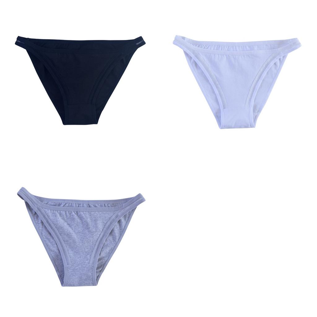 3Pcs/Set Cotton Panties Women Low Rise Briefs Female Underpants Sexy Lingerie Comfy Brazilian Panties Breathable Underwear M-XL