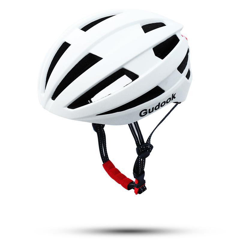 Gudook New Latest Model Tail LED Light Adults Youth Cycling Helmet Outdoor Sport Riding Bike Bicycle Helmet