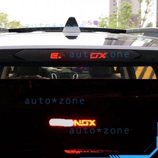 For Chevrolet Equinox 2018+ Carbon Fiber Style Tail High Brake Light Cover Trim