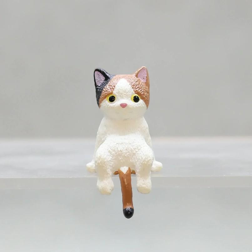 Decorazione Casa Carino Regali da Scrivania Cartone Animato Simulazione Bordo Appeso Gatto Decorazioni per Console Centrale Auto Accessori Auto
