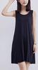 Feminine Tank Top Dress Mini Length Long Length Inner Dress Boat Neck Maternity Inner Cute Above the Knee Long Pretty Girly Dress Shirt Slimming Chic