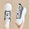 Spring new small size casual shoes women's platform Korean version spot breathable single shoes heightening sports little white shoes women