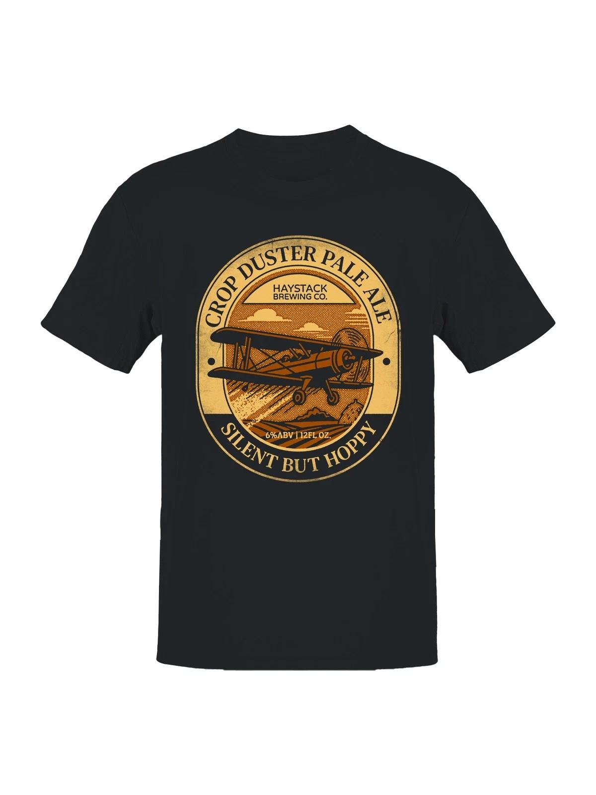 Crop Duster Pale Ale Design Men s T-shirt 2XL