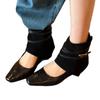 Keep version~ French retro inner height increase cool boots women's new versatile fashion short trouser boots thin boots