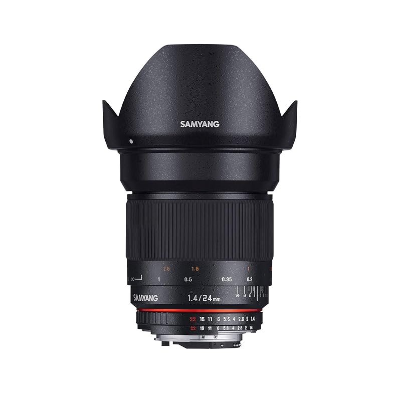 

SAMYANG single focus wide angle lens 24mm F1.4 pentax For K Full size compatible