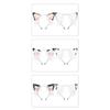 Anime-Cosplay Props Cat Ears and Tail Set Plush Furry Animal Ears Hairhoop with Cat Tail Fancy-Dress Party Costumes