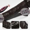 Fairy Telescopic Heating Black Vibrator for Women