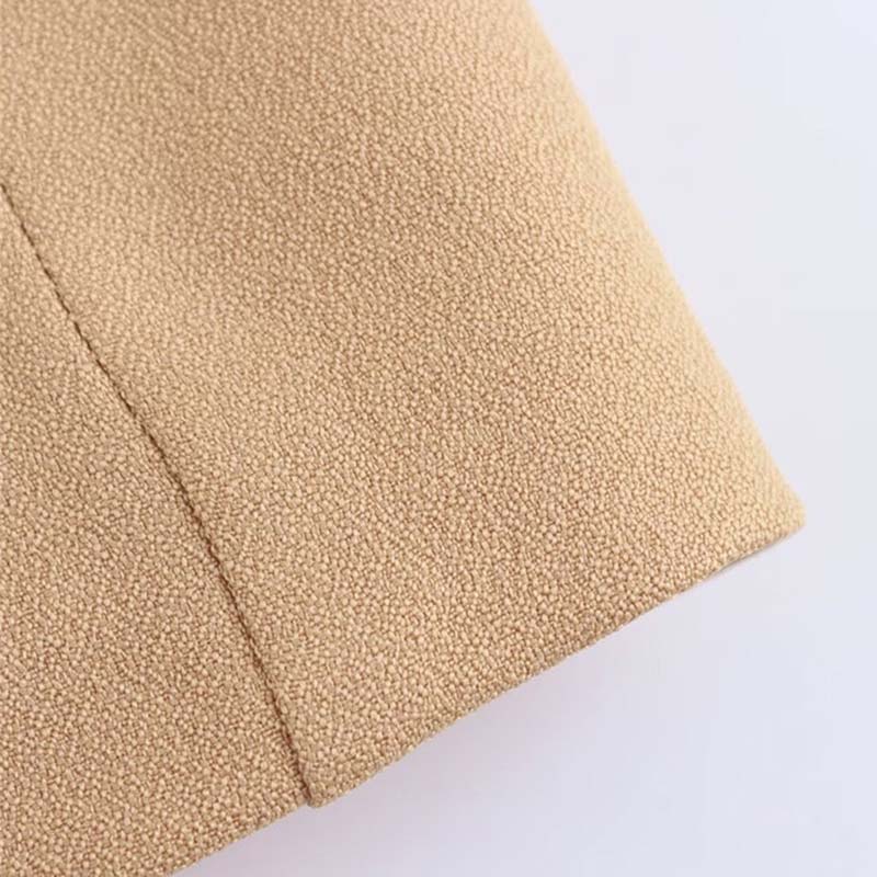 Women Temperament Lapel Slim Fit Suit Jacket Autumn Turn Down Collar Single-breasted Office Lady Blazer Elegant Fashion Coats