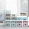 Storage Shoe Box Stackable Clear Closet Shelf Plastic Organizer Shoe Container