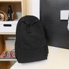 School bag girls' backpack large capacity junior high and high school students simple design niche college student men's backpack