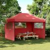 VidaXL Collapsible Pop-Up Party Tent with 3 Sidewalls, Tent, Awning Tent, Gazebo Awning, Tent 4005019