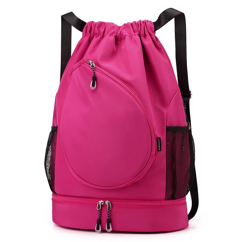 Sport-Kordelzug-Badminton-Rucksack mit großer Kapazität und wasserabweisend