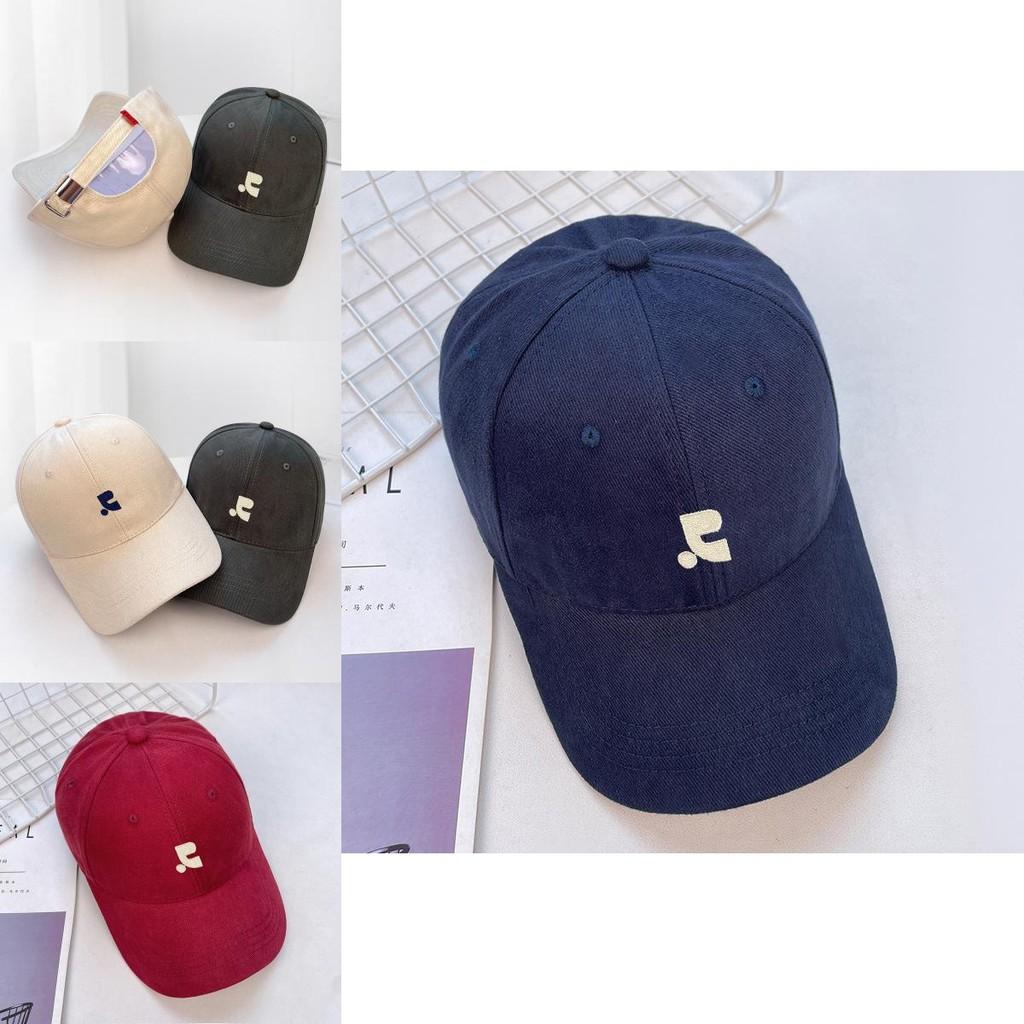 Cotton Embroidered Letter Baseball Cap For Casual Summer Wear