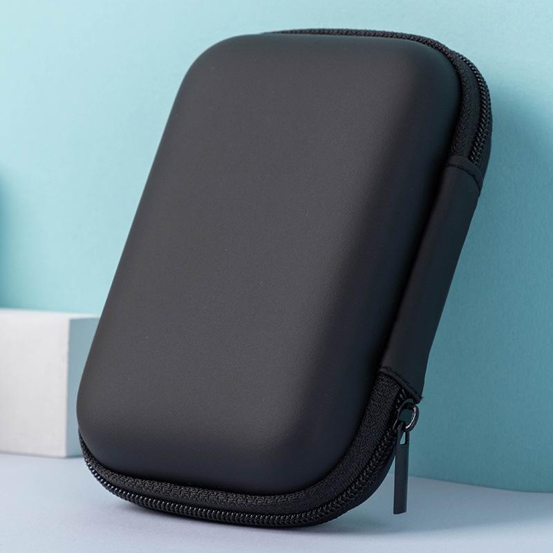 Multifunctional USB Cable & Earphone Storage Bag with Zipper