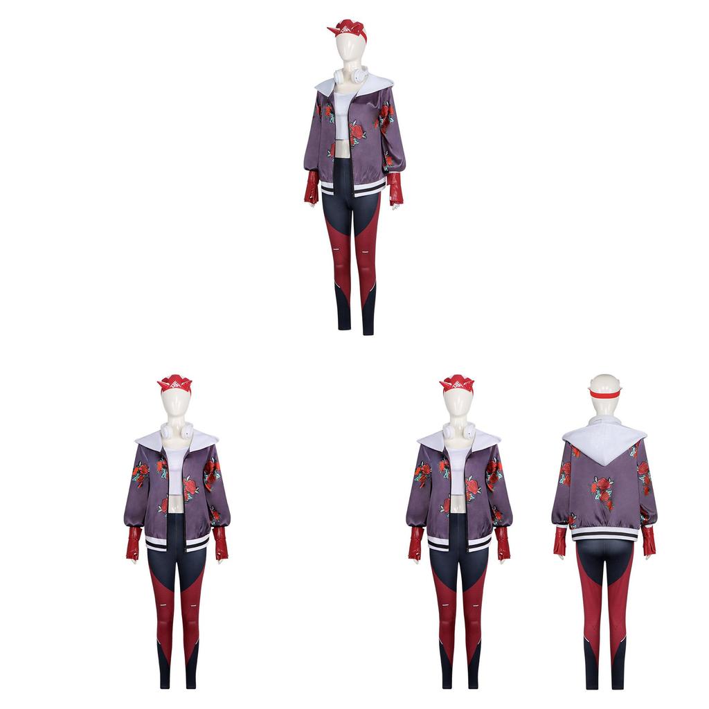 Overwatch Kiriko Cosplay Costume For Women With Soft Velvet Material For Halloween And Anime Conventions