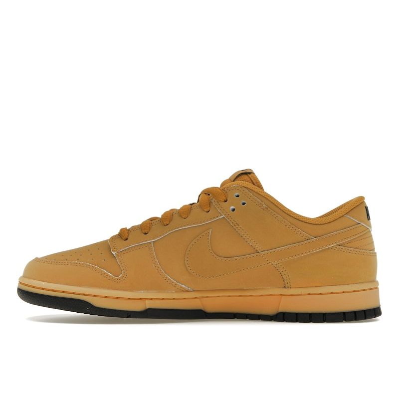Nike Dunk Low SE Wheat Unisex Sneakers Brown Gum-Yellow Black HQ1932-700
