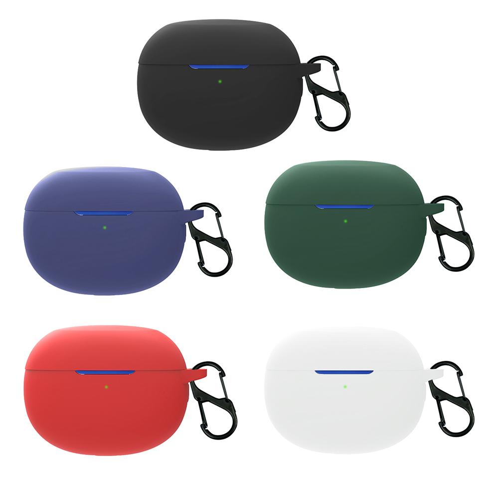 Wireless Earphones Silicone Case Cover for Realme Buds Air3 Earphone Case with Carabiner Earbuds Accessories