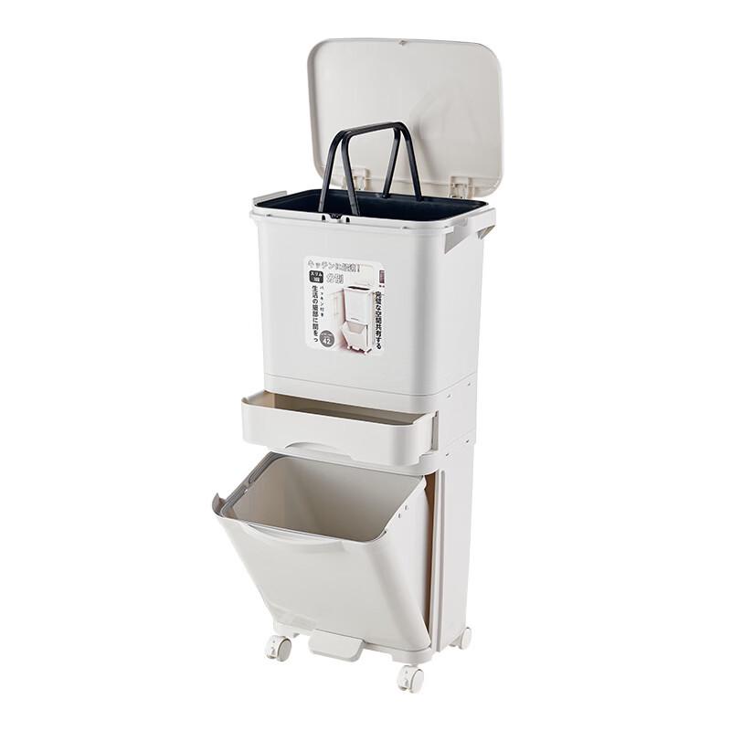 Yuzhuxun Dry-Wet Separation Kitchen Trash Can