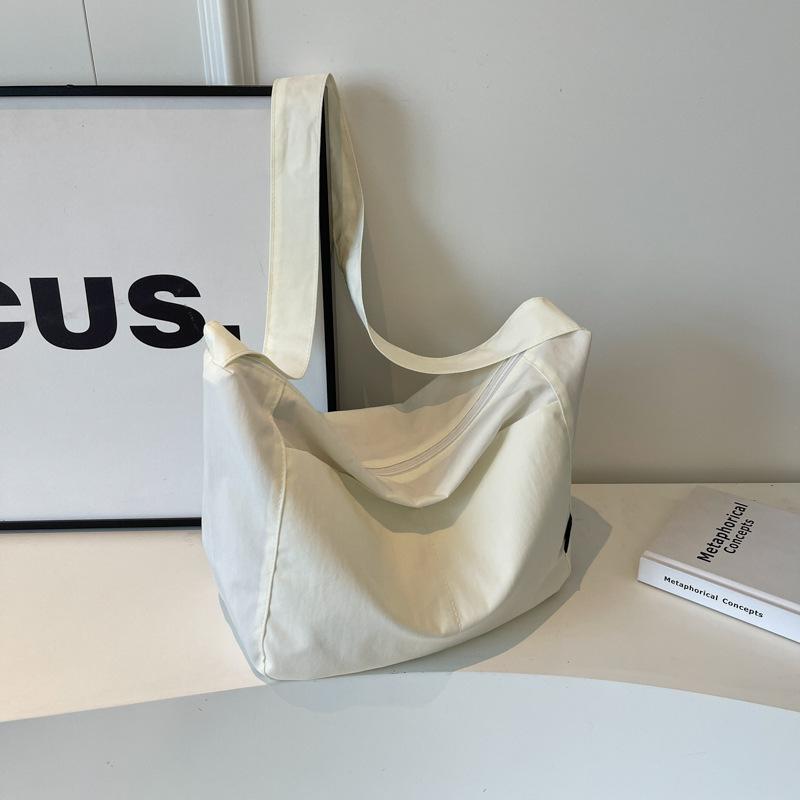 

Холщовая сумка Женская сумка через плечо с широким ремнем через плечо белый